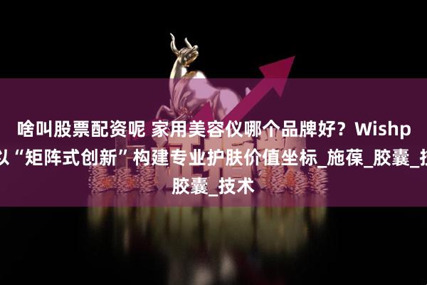 啥叫股票配资呢 家用美容仪哪个品牌好？Wishpro以“矩阵式创新”构建专业护肤价值坐标_施葆_胶囊_技术